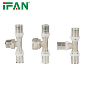 Conexión <span class=keywords><strong>Multicapa</strong></span> PEX de Alto Estándar IFAN, Conexión PERT, Conexión de Latón a Presión, Conexión en T, Conexión de Latón PEX - Product Image 5