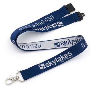 Échantillon gratuit, pas de MOQ, <span class=keywords><strong>cadeau</strong></span> promotionnel, taille et couleur personnalisées, logo brodé, badges de créateur, porte-cartes d'identité, lanières pour événements - Product Image 1