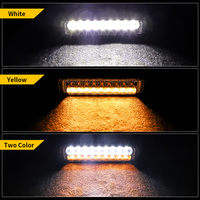Lampe de travail LED 12V 24V 6 pouces 60W pour voiture, moto, camion, tracteur, bateau, tout-terrain, 4x4, ATV, phare antibrouillard