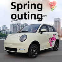 Véhicule électrique à faible vitesse à 4 roues fabriqué en Chine, type fermé, 5 portes, 5 places, 3000W, mini SUV avec une autonomie de 60-120 km