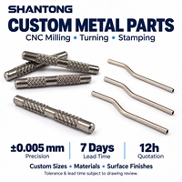 Usinage CNC OEM pour broches personnalisées avec dimensions et matériaux spécifiés sur base de dessin pour la conception de votre composant