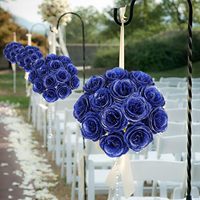Têtes de fleurs artificielles en paillettes dorées lumineuses, roses artificielles sans tige pour décorations de mariage, artisanat DIY