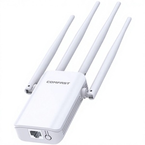 COMFAST CF-WR304S V2 Nouveau Répéteur Sans Fil 300 Mbps Pare-feu IEEE802.11n Extension de Signal Routeurs 2,4 GHz EU/US 4 Antennes - Product Image 2