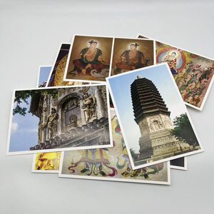 Cartes postales faites sur commande d'art-papier enduit 300gsm brillant, impression polychrome, OEM/ODM admis - Product Image 5
