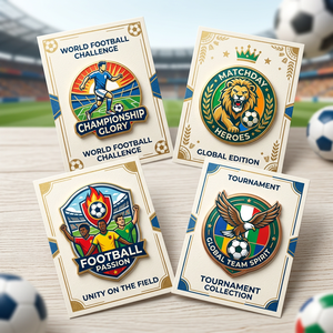 Épingles personnalisables en acier moulé rigide, robustes et élégantes, avec logo, pour les <span class=keywords><strong>champions</strong></span> de la <span class=keywords><strong>Ligue</strong></span> Premium - Product Image 1