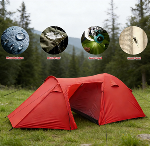 Tente de <span class=keywords><strong>camping</strong></span> HOSA Outdoor Venice, tente dôme imperméable avec véranda et sac de transport, 2 à 6 personnes, quatre saisons, vente chaude, personnalisable - Product Image 1