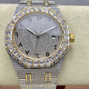 Diamantes de alta calidad Lujosos diamantes de Mozambique Relojes mecánicos personalizables Correas de cerámica Relojes de negocios exquisitos - Product Image 1