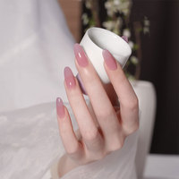 Usine en gros 12 couleurs 15ml HEMA couverture gratuite Gel de base en caoutchouc nu rose pour Salon Art