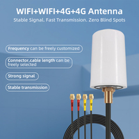 Antenne combinée GPS 3G 4G 5G LTE WiFi 4-en-1 à gain élevé, étanche, omnidirectionnelle, à montage externe sur vis, pour armoire extérieure, verticale