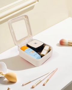 Organizador de Productos de Silicona Ecológico Rosa Personalizado para un Estilo de Vida Portátil, Pequeño Organizador de Maquillaje y Cosméticos para Bolsas de Aseo - Product Image 4