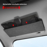 Parasol para Auto 2026, el Más Vendido, Antideslumbrante, Protector de Ojos, Extensor de Parasol para Auto, Negro, Universal