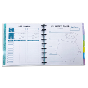 2026 2027 disco di stampa personalizzato vincolante finanziariamente Budget Journal Planner con buste di denaro - Product Image 5