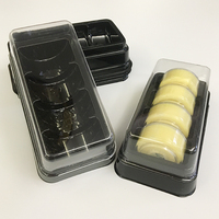 Plateau marcarons avec couvercle transparent, en plastique blister de qualité alimentaire, 2/4/6/12 pièces, vente en gros