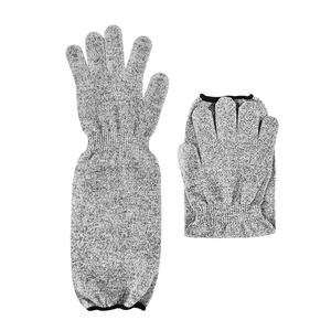 Gants anti-coupure niveau 5, résistants aux coupures, en fibre HPPE, pour la fabrication mécanique et le traitement du verre, longueur étendue - Product Image 3