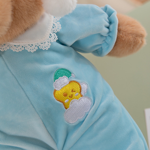 All'ingrosso buona notte orso peluche Super morbido peluche maiale cuscino giocattolo carino pigiama per dormire orsacchiotto peluche - Product Image 6