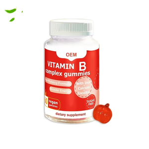 Complejo de Vitaminas y Minerales con Sabor Natural, Gomitas de Vitaminas con Etiqueta Personalizada, Certificación CGMP y Halal, Gomitas de Vitamina <span class=keywords><strong>B</strong></span>, Suplemento de Vitaminas - Product Image 1