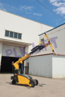 PLK LIFT - Lève-charge portable pour l'installation de panneaux sandwich - Capacité de charge de 800 kg - Force d'aspiration de 800 N - Rotation à 360° - Résistant aux produits chimiques