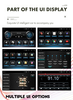 7/9/10 pouces Double Din voiture stéréo 2 Din Android autoradio Autoradio Audio voiture lecteur Dvd Gps Navigation Carplay