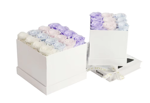 Roses éternelles conservées dans un coffret cadeau carré, fleurs éternelles dorées à longue durée de vie, fleurs immortelles, fleurs éternelles pour la Saint-Valentin - Product Image 5