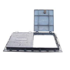 EN124 A15 B125 C250 <span class=keywords><strong>D400</strong></span> haute qualité en <span class=keywords><strong>fonte</strong></span> grill plaque d'égout couvercle de regard en retrait type - Product Image 2
