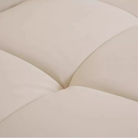 Canapé de salon scandinave simple crème en tissu Guimauve bouffée de vent