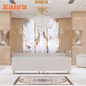 Gabinete de exhibición de joyería personalizado de diseño Simple de gama alta, escaparate, mesa de exhibición de joyería de vidrio moderna <span class=keywords><strong>para</strong></span> joyería - Product Image 5