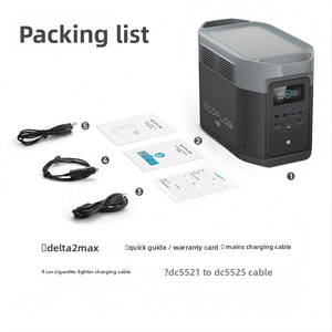 Station d'alimentation portable De 2Max Outdoor, petite station d'alimentation portable de 2 kWh pour le <span class=keywords><strong>camping</strong></span> - Product Image 5