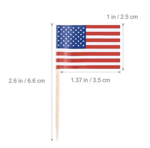 Ярлыки для украшения бара от производителя, палочки, зубочистки, сэндвичи, деревянные флаги для гамбургеров - Product Image 4