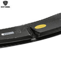 Couvre-aération latérale adhésif noir brillant en fibre de carbone pré-imprégnée 3K pour Panamera 971, pour garniture d'admission d'air en carbone sec
