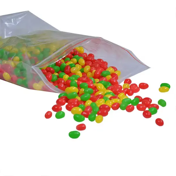 Venta al por mayor personalizado Halal a granel dulce fruta Favor gomoso Jelly Beans