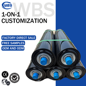 <span class=keywords><strong>Rouleau</strong></span> tendeur de bande transporteuse de 133mm de diamètre en acier robuste anti-poussière en métal - Product Image 1