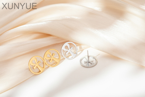 Xunyue ต่างหูแองก์สแตนเลสสำหรับผู้หญิงผู้หญิงอียิปต์อียิปต์อียิปต์โบราณแบบดั้งเดิม - Product Image 4