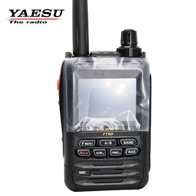 Yaesu FT5DR C4FM FM Ham Radio 5W Vhf Uhf Dual Band Digital Portable Transceiver IPX7 Waterproof Walkie-talkie