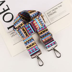 Polyester Cross-Body Messenger <b>Bag</b> <b>Strap</b> with Adjustable Wide <b>Strap</b> Woman's Fabric Belt <b>Bag</b> Accessories with Colored <b>Straps</b> - Product Image 2