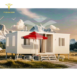 Container Khung nhà biệt thự nhà sang trọng lớn prefab nhà chi phí thấp 2 phòng ngủ prefab + Nhà tiền chế - Product Image 1