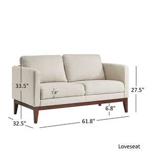 Juego <span class=keywords><strong>de</strong></span> Sofás <span class=keywords><strong>de</strong></span> Diseño Moderno con Sección <span class=keywords><strong>de</strong></span> Madera para Sala <span class=keywords><strong>de</strong></span> Estar, Muebles para el Hogar - Product Image 5