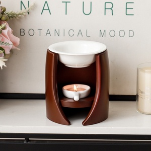 Lámpara <span class=keywords><strong>de</strong></span> Cerámica para Aceites Esenciales y Velas, Estilo Religioso, Moderno y Minimalista, Hecha a Mano - Product Image 2