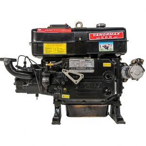 Moteur diesel Yanmar ZS1105GM 18HP à démarrage électrique, refroidi par eau, 4 temps, monocylindre, cylindrée 1,0L pour l'agriculture - Product Image 1