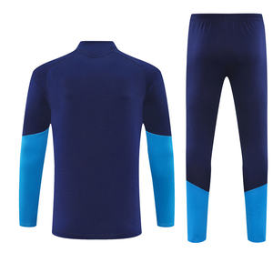 Conjunto de uniforme de entrenamiento de jersey para otoño/invierno 26/27 España, traje de entrenamiento con media cremallera, manga larga, ropa de fútbol - Product Image 4