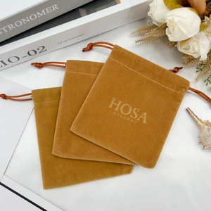 Takı hediyeler için yüksek kaliteli kadife pamuklu çantalar üreticisi kadife takı çantası - Product Image 1