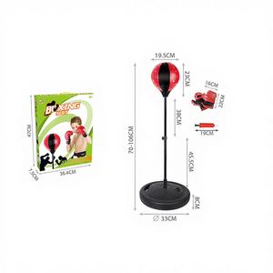 ชุดนวมชกมวย 9121 อุปกรณ์ฝึกซ้อมกีฬาในร่ม ทำจากพลาสติกทนทาน - Product Image 1