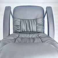 Ergonomie plastique PP PU cuir maille tissu or fer métal jambe patron bras pivotant chaise de bureau inde