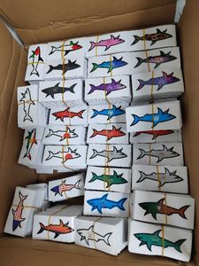 2026สินค้าขายดีใหม่ Paul et et et et ฉลามรูปร่างสัตว์ยูวีสติกเกอร์พีวีซีกันน้ำตกแต่งวันหยุดสติกเกอร์ Paul - Product Image 4