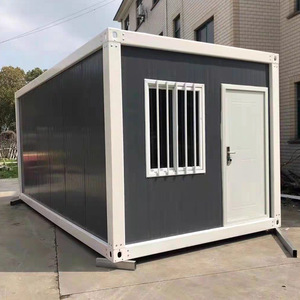 Maison mobile pliable préfabriquée de 20 pieds, bureau modulaire en conteneur, dortoir, boutique, camp, transport et assemblage faciles - Product Image 1