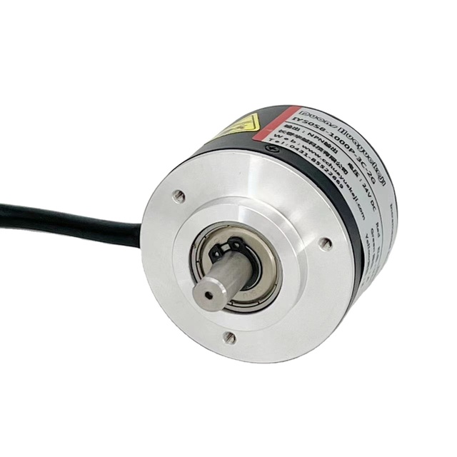 10000,20000,50000 Pulses 8mm Solid Shaft Incremental Encoder ABZ Three-Phase 5V Rotary Encoder