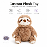 Peluche personnalisée paresseux, peluche micro-ondable, peluche douce, peluche mignonne, peluche géante réaliste lestée
