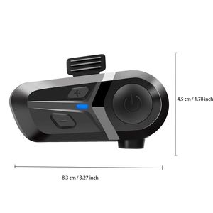 Casco da Moto con Auricolari Wireless 5.3 con Compatibilità Hi-Fi e Durata della Batteria di 10-15 Ore - Product Image 6