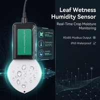 Sensor Kelembapan Daun Digital Output RS485 Modbus, Pengukur Kelembapan Permukaan Daun, Sensor Keringat Daun, Harga untuk Pertanian