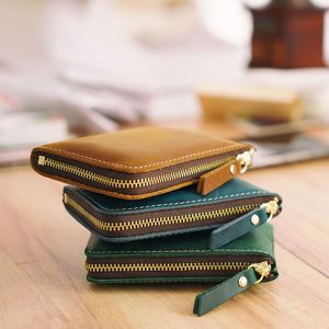 Mini Portefeuilles en Cuir Vintage pour Homme et Femme, Porte-Monnaie Mexicain, Personnalisable avec Logo - Product Image 3