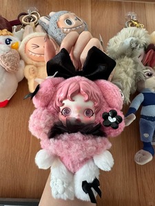Nuevo Producto 100% Auténtico POPMART SKULLPANDA My Melody Coolomey Lindo Peluche de Dibujos Animados Llavero de Juguete de Regalo - Product Image 5